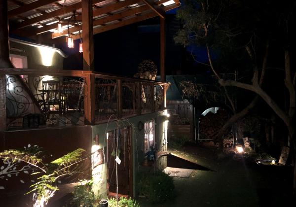 Outdoor lighting on Jan Juc home by Clements Electrics