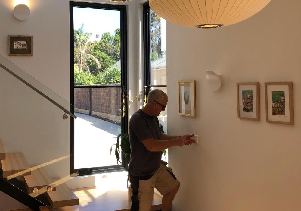 Lighting installation by Clements Electrics in Mount Martha home